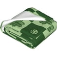 thumbnail image 4 of Yibo Cute St Patrick's Day Lucky Green Clover Shamrock Blanket for Couch Sofa and Bed, 4 of 8