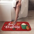 thumbnail image 4 of 1pc Have a Sweet Christmas Absorbent Non-Slip Bathroom Thickened Flannel Rug Decor,Soft,Quick Drying,Suitable For Indoor/outdoor Use,Bathrooms,Bedrooms,Kitchens,Terrace,Laundry Rooms,16"x24", 4 of 9