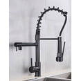 thumbnail image 4 of Llave Mezcladora Grifo de cocina Monomando Acabado Negro Mate, 4 of 6