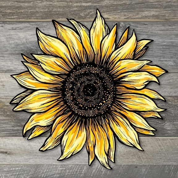 Colorful Metal Sunflower Wall Art, Vibrant Indoor or Outdoor Floral Decor
