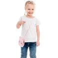 thumbnail image 4 of Lindo bolso bandolera para niñas pequeñas, adorable bolso de hombro con forma de animal, monedero de gato de peluche, cartera de peluche kawaii, bolso pequeño para niños, 4 of 8
