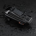 thumbnail image 1 of Bicicleta impermeable 6.5 '' Teléfono Bolsa de almacenamiento de marco frontal Bolsa de tubo Pantalla táctil sensible Accesorios de bicicleta Negro Macarena Caja del marco delantero de la bicicleta, 1 of 8