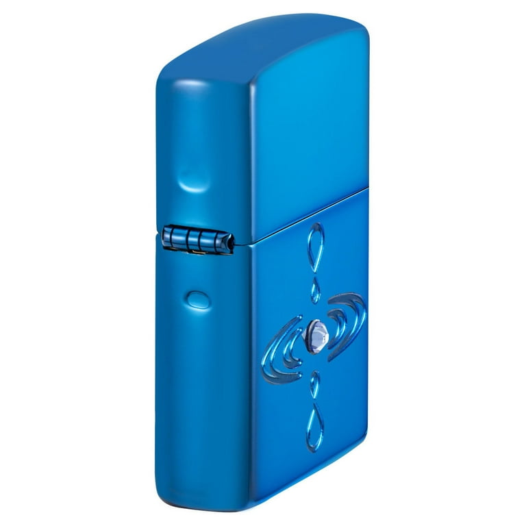 Zippo 48918 Simple Water Drop Refillable and Windproof Lighter