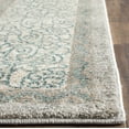 thumbnail image 3 of SAFAVIEH Sofia Waylon Geometric Bordered Area Rug, Light Grey/Blue, 9' x 9' Square, 3 of 5