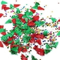 thumbnail image 2 of Confeti navideño, árbol de Navidad, copo de nieve, Papá Noel, alce, estrella de cinco puntas, lentejuelas, suministros de decoración navideña, 2 of 4