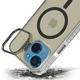 thumbnail image 2 of Funda Case Carcasa Tornasol Color Titanio Negro Con Soporte Premium Para iPhone 13 / 14 Compatible Con Magsafe, 2 of 7