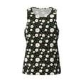 thumbnail image 4 of Fotbe Daisy Pattern Men's Quick Dry Workout Tank Top Gym Muscle Tee Fitness Bodybuilding Sleeveless T Shirt Breathable Workout Shirt-XX-Large, 4 of 9