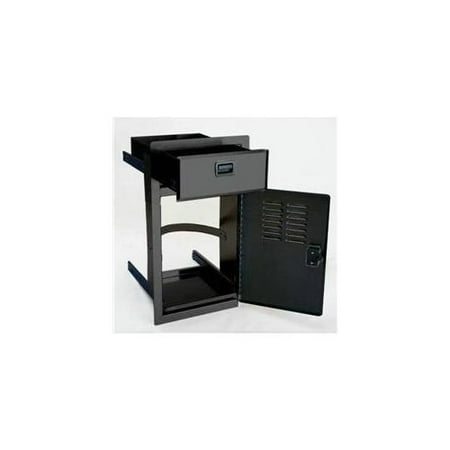 Fire Magic 25914 Legacy Black Drawer with Louvered Propane Door Assembly