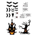 thumbnail image 1 of Adhesivos para Ventanas lloween Decoraciones de Pared Murciégos Castillo Pegatinas de árboles Marchitos para Exhibición de Ventanas Sunnimix Pegatinas de pared de Halloween, 1 of 8