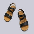 thumbnail image 4 of Bocca Women Arch Support Sandals Black Summer Sandals 8M, 4 of 6