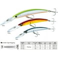 thumbnail image 2 of Yo-Zuri Crystal Minnow Deep Diver Jerkbait 3.5 Green Mackerel, 2 of 3