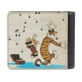 thumbnail image 6 of Calvin And Hobbes Fashion Bifold Wallet Large Capacity Slim Minimalist Purse for Men Women, 6 of 8