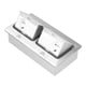 thumbnail image 5 of Tomacorriente eléctrico de piso, cubierta de enchufe integrada, Kit de caja, accesorios de alimentación con orificios múltiples, 250V, 16A, emergente rápido, 5 of 10