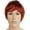 Bright Flame Red, variant on Morris Costumes LW541 Bargain Surfer Style ATP614 Wig-Black