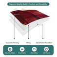 thumbnail image 2 of Full Quilt Set 78''x90'', Red Burnt Orange Lightweight Summer Bedspread Coverlet Set with 2 Pillow Shams, Geometric Boho Modern Abstract Breathable All Season Quilt Bedding for Bedroom/Guest Room, 2 of 2