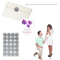 thumbnail image 2 of Silver Sparkly Envelope Seals Dots Labels 1" Round 25 mm -Circle Sticker - one inch Glitter Round Stickers - 360 Pack, 2 of 6