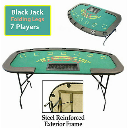 Trademark Professional Blackjack Table With Folding Legs