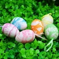 thumbnail image 5 of BOLLSLEY 6pcs Hanging Foam Easter Eggs Speckled Eggs Ornaments Decorative Easter Eggs in Transparent Packing Box, 5 of 6