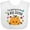 AA-White, variant on Inktastic I'm Going to be a Big Sister- cute Halloween pumpkin Girls Baby Bib