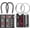 Black 2 & TSID, variant on Open Alert TSA Approved Luggage Locks 4 Digit Combination TSA Travel Locks with TSA008, Zinc Alloy Body for Luggage, Suitcase, Backpack, and More. Black 4 Locks.