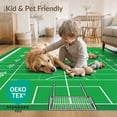 thumbnail image 4 of ODIKA 8'x10' Washable Area Rug Sport Stadium With Goal Posts And Yard Markers Football Field Refined Structured for King Size Bedroom Under Bed, Master Suite, Non-Shedding, Easy Care, 4 of 7