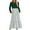 A0810-Green, variant on QUINDOS Dresses for Women 2025 A-Line Casual Long Sleeve Crew Neck Sun Dresses Summer Pockets Striped Long Midi Womens Dresses