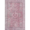 thumbnail image 2 of Addison Rugs Mayfield Premium Machine Washable Traditional Border Pink Rectangle Rug, 5' x 7'6", 2 of 7