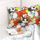 thumbnail image 4 of Fotbe Colorful Balls Funda de Almohada Decorativa Estilo Occidental, Lujo en Algodón, Fundas para Almohadas King, Cojín Estampado para Decoración del Hogar-14"x20", 4 of 6