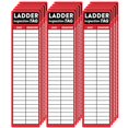 thumbnail image 2 of Ladder Inspection Labels 100 Pcs Safety Stickers for Ladders 8.5 x 2 Inch Red Safety Inspection Tags Stickers Vinyl Maintenance Labels Ladder Inspection Tags for Industrial, 2 of 4