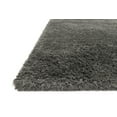 thumbnail image 4 of Loloi Mila Shag Solid Charcoal Area Rug, 4 of 6