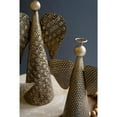 thumbnail image 4 of Kalalou Set of Three Table Top Christmas Tree Topiaries, 4 of 5