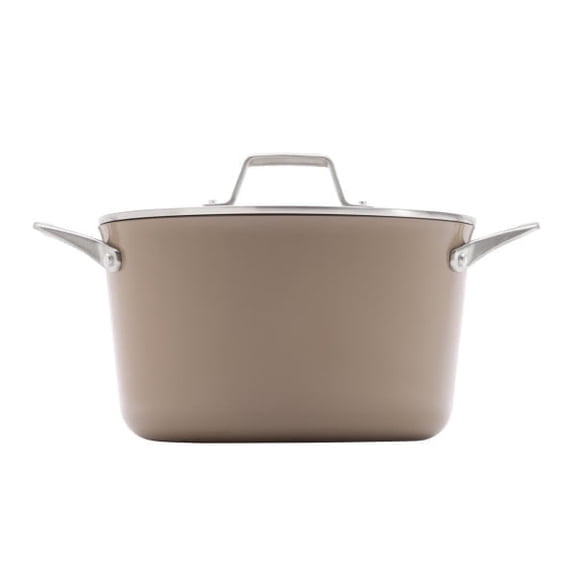 Calphalon Premier Ceramic Nonstick 7-Qt. Dutch Oven with Lid, Mushroom Grey
