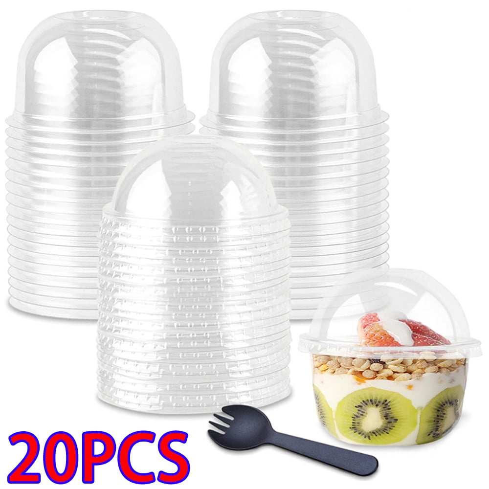 Swirllz Dome Lids For PET Dessert Cups Made In USA - 1000ct - Frozen  Solutions