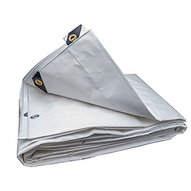 Heavy Duty White Tarp 6 OZ., 20'x20' - Walmart.ca