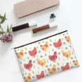 thumbnail image 6 of Cauagu Colorful Flower Chickens for Tyvek Makeup Bag,Reusable Travel Cosmetic Bag Women Organizer Toiletry Bag Birthday,Gifts for Women Girlfriend Mom Teacher 6.5’’*8.9’’, 6 of 7