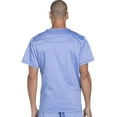 thumbnail image 3 of Dickies Essence Medical Scrubs Top for Men V-Neck DK630, XS, Ciel Blue, 3 of 7