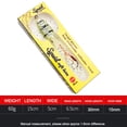 thumbnail image 4 of Señuelos Pesca Calamar Biónicos Luminosos UV Cebo Suave Falso 60g Y 15cm (estilo H), 4 of 7