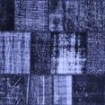 thumbnail image 1 of Ahgly Company Machine Washable Indoor Square Persian Blue Bohemian Area Rugs, 5' Square, 1 of 4