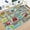 Sky Blue, variant on ORGOWEL Educational Kids Play Rug Educational Road Traffic Map Game Area Rug Non-Slip Large Washable Capet for Toddler Boys Bedroom Playroom Classroom,39.4"x63",Blue
