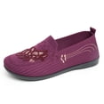 thumbnail image 3 of CAIXAI Women Walking Shoes Orthopedic Dress Shoes for Women Lightweight Mesh Knitted Women's Sneakers -On Adjustable Upper Platform Mary Janes Hands-Free Barefoot Shoe, 3 of 8