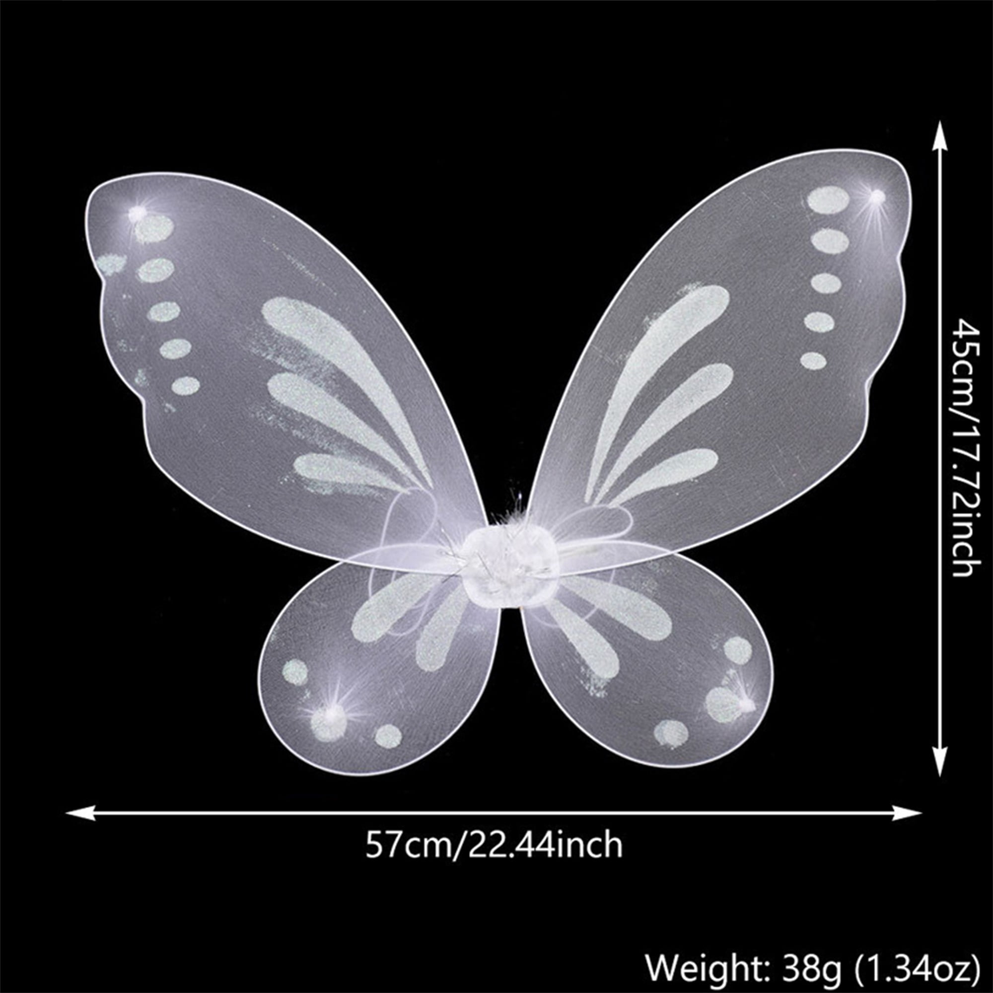 Ailes De Fée Adulte Femme – Costume Papillon Pour Fête, Halloween, Spectacle