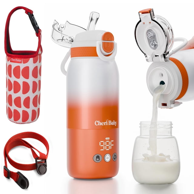 Calentador de Biberones Portátil Cheri Baby 350ml Carga Rápida