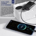 thumbnail image 3 of Motorcycle Phone Charger Dual USB A/C Quick Charge 3.0 Motorcycle USB Charger Intelligent Power Outage, 3 of 8