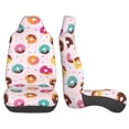 thumbnail image 3 of Yiaed Donut Print Car Seat Covers,Universal Auto Seats Protector Fits for Car,SUV Sedan,Truck,Automotive Seat Covers & Accessories(Two packs), 3 of 7