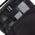 thumbnail image 2 of Matsuzay Caja cosmética portátil del tren del cierre de la cremallera del bolso de los cosméticos del viaje de la malla colgante para los Almacenamiento y organización del hogar Negro 22.5x14.5x25cm, 2 of 5