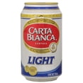thumbnail image 2 of CARTA BLANCA LIGHT LATA 355 ML 6 PACK, 2 of 6
