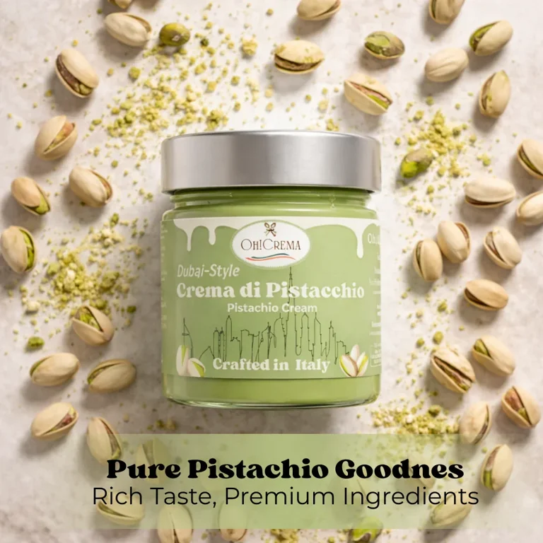 Oh! Crema Dubai-Style Pistachio Cream - Premium Italian Cream