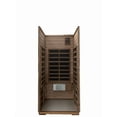 thumbnail image 6 of 4-Person Outdoor & Indoor Wooden Sauna Cabin with 12-Carbon Crystal Far-Infrared Heaters & Bluetooth Speakers - Quick Warm-Up, Temperature Control, Durable Design, 6 of 9