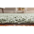 thumbnail image 4 of Unique Loom Davos Collection Modern Luxuriously Soft & Cozy Shag Area Rug, 10' 0 x 13' 0 Rectangular, Sage, 4 of 4