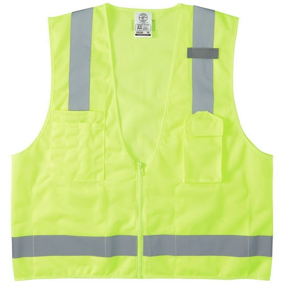 Klein Tools 60269 High-Visibility Reflective Safety Vest - M/L